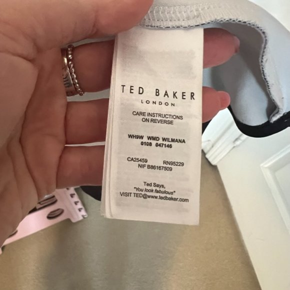 Ted Baker Wilmana magnificent floral skater dress size 2 nwot - Picture 9 of 11